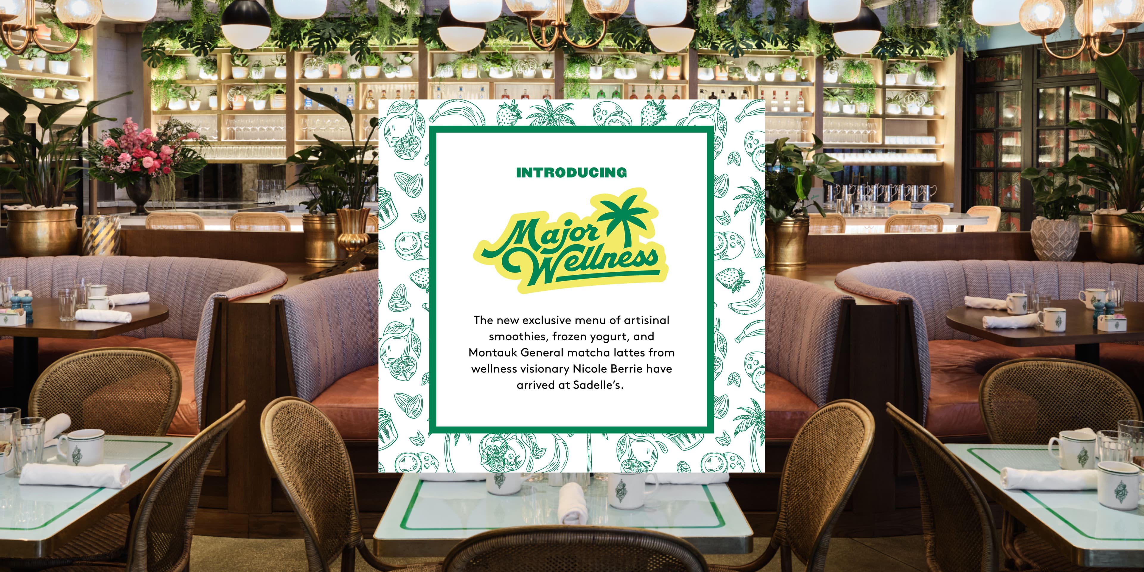 Sadelle's Coconut Grove dining room