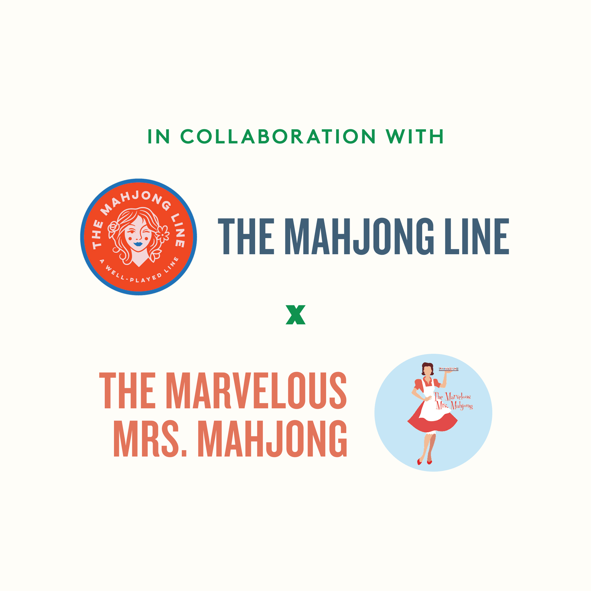 The Mahjong Line x The Marvelous Mrs. Mahjong