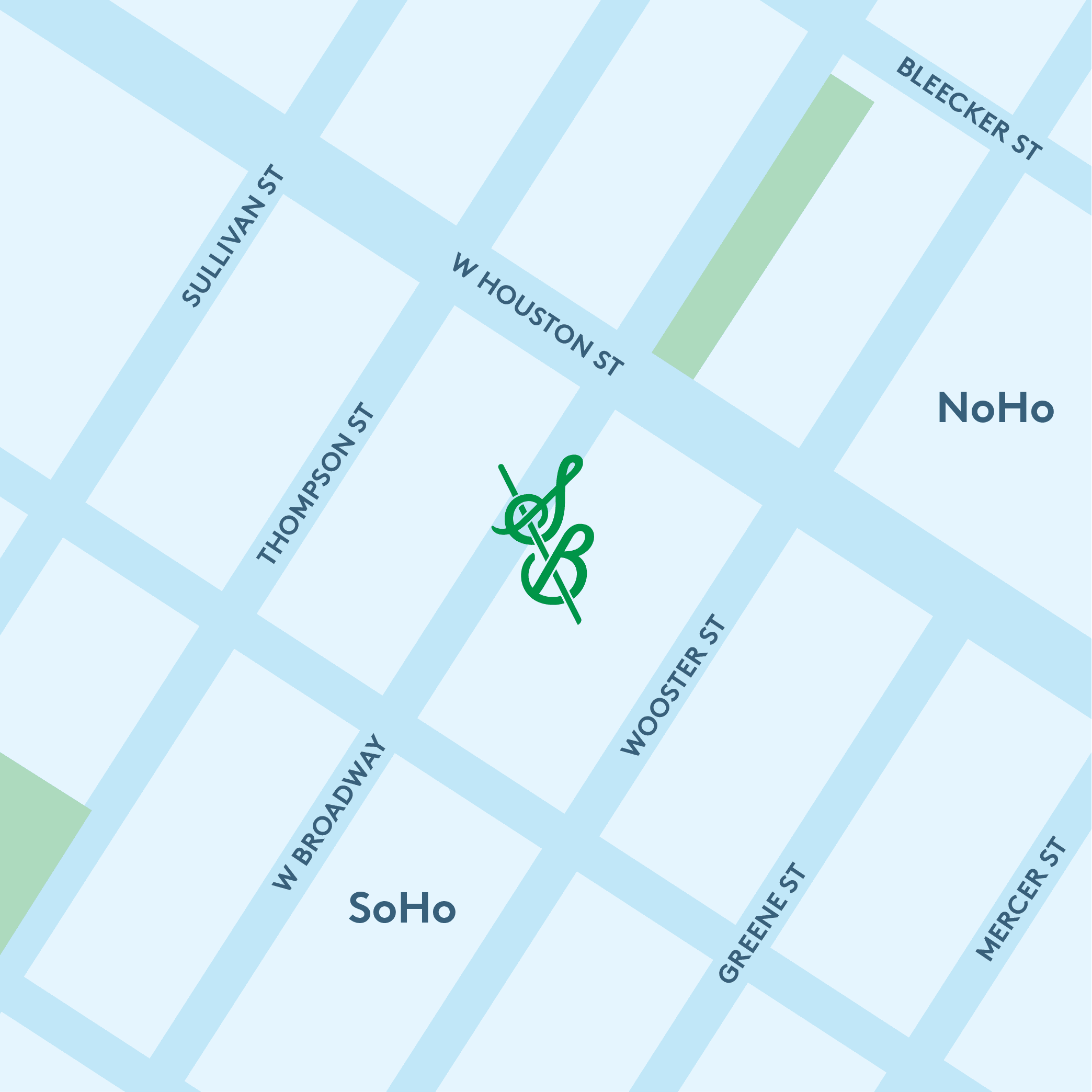 Sadelle's New York Map